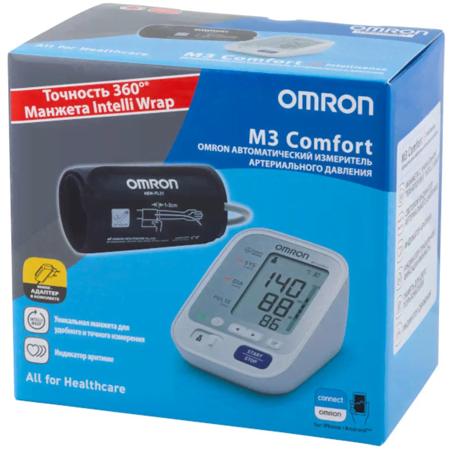 Тонометр-автомат M3 Comfort Omron-0