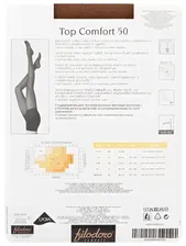 Колготки Filodoro Classic Top Comfort 50 den, размер 4-L, Glace (бежевый)