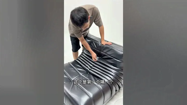 Two Caterpillar Sofas: The Charm Duel between Black Oil-Wax Leather and Baxter No.12 Color