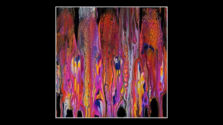 #9510 Dynamic Half Swipe Full Tilt Fluid Art Acrylics 11.06.2023 Intuitive art