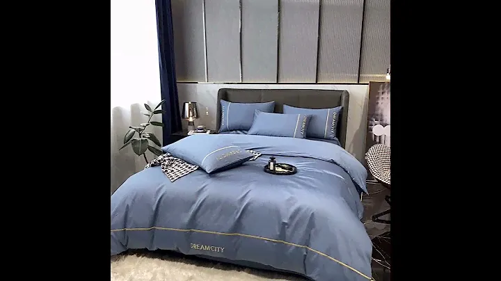 "Dearm City" Egyptian pure premium cotton luxury bedding set