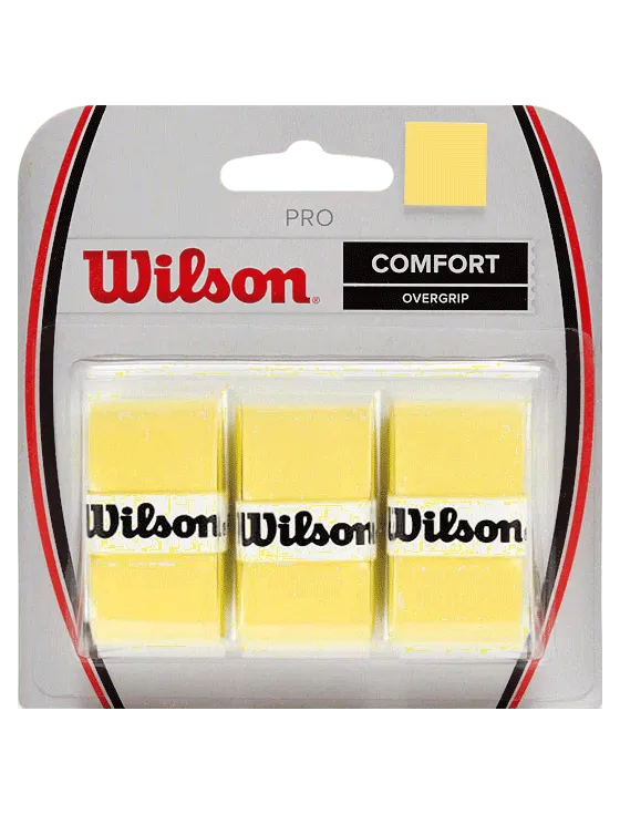 Намотка Wilson Pro Comfort, 3 шт. в блистере, цвет желтый-0