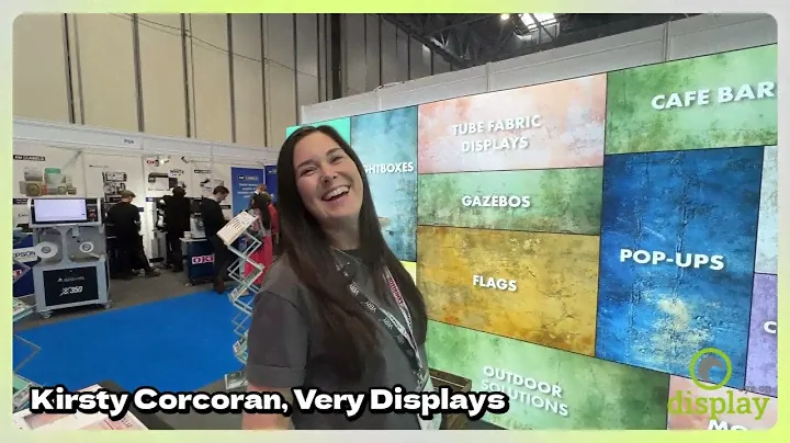 Kirsty Corcoran shows us the new modular lightbox systems on the Very Displays stand