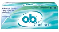 Тампоны ОB / Оби ProComfort, спиралевидные желобки, надежная защита, шелковистое покрытие, 16шт. в упаковке, Super Plus