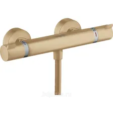 Смеситель с термостатом Hansgrohe Ecostat Comfort 13116140 Для душа шлифованная бронза