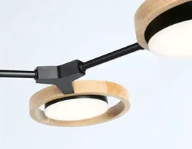Подвесная светодиодная люстра Comfort Line Tech М черно-бежевого цвета, 53 x 28 x 82 см