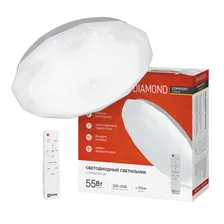 Светильник LED COMFORT DIAMOND 55Вт 230В 3000-6500К 4400Лм с ПДУ IN HOME