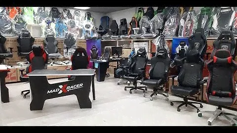 RETNE.RU \ НОВИНКА - Геймерский компьютерный стол MaDXRacer COMFORT GT14N/BR