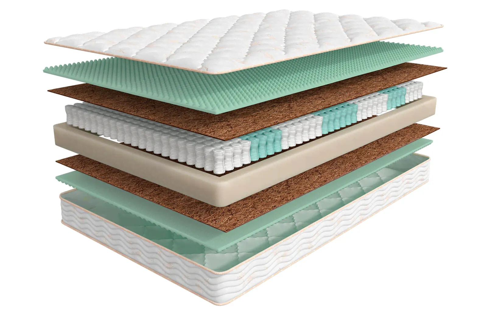 Матрас Askona 3.0 Pro Comfort Medium 140х200 белого цвета, 140 x 22 x 200 см