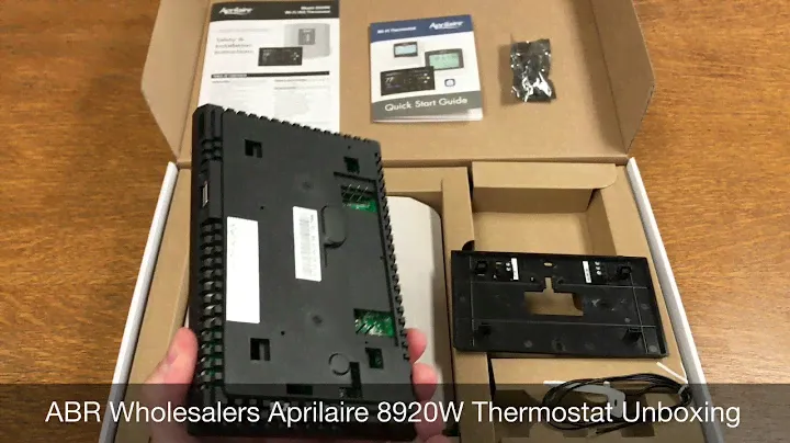 ABR Wholesalers Aprilaire 8920W Thermostat Unboxing