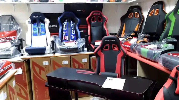 Геймерский игровой стол MaDXRacer COMFORT GT14N/BR- видеообзор